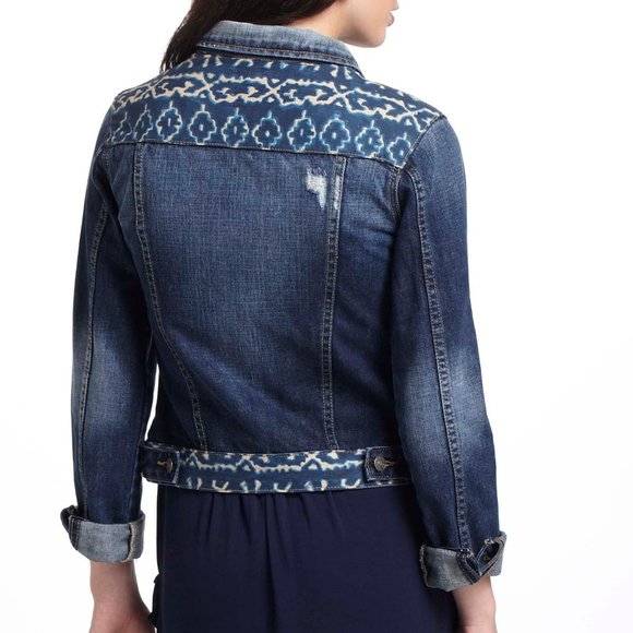 ANTHROPOLOGIE ARTISAN de LUXE DENIM JACKET S - Picture 2 of 4